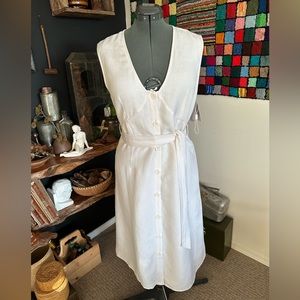 NWT Rails Alice Ivory Linen Dress